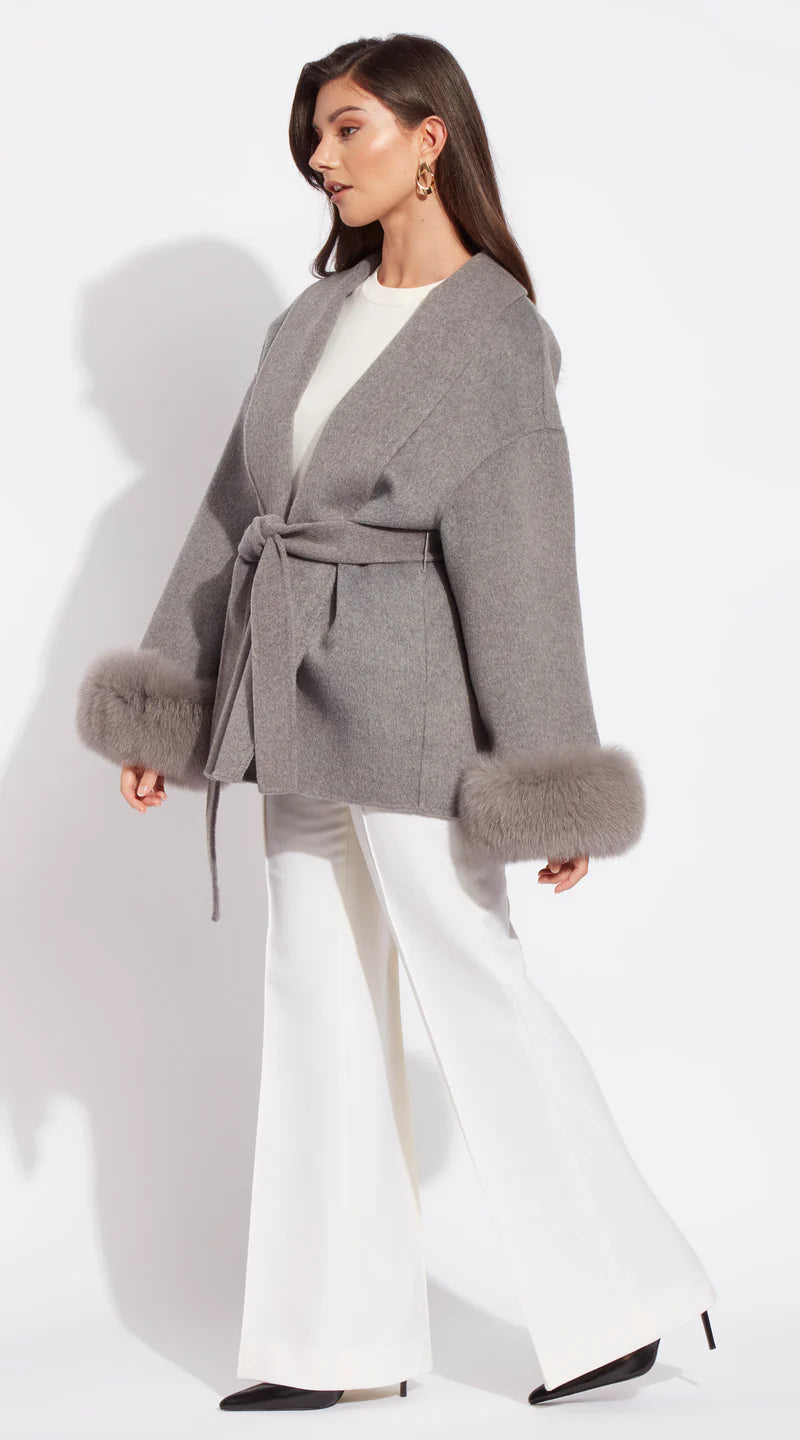 The Victoria Moss in Pearl Grey